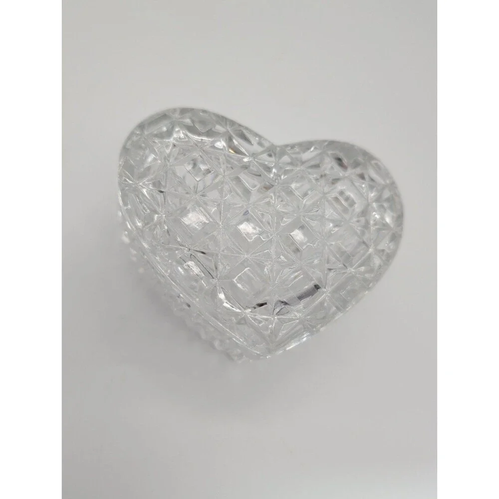 Germany Tritschler Winterhalder Bleikristall Lead Crystal 24% Heart Trinket Box